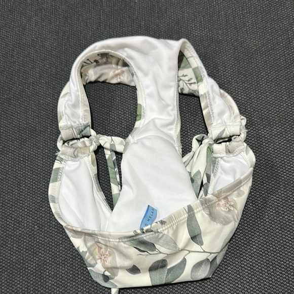 ANTONIO MELANI Floral Bikini Bottom - Green and Cream - Picture 4 of 5